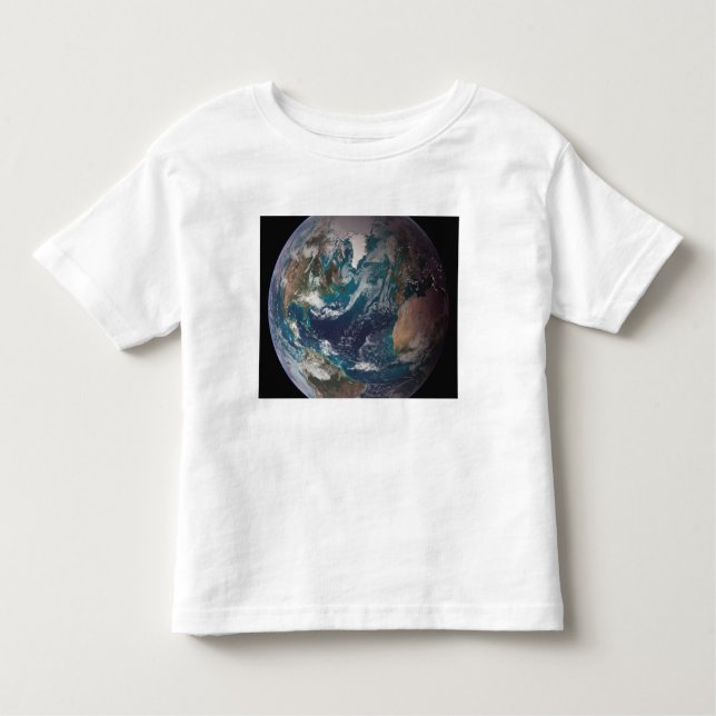 A full view of Earth showing global data 2 Toddler T-shirt (Front)
