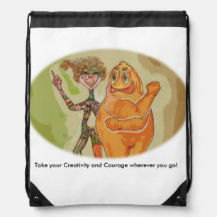A fun backpack filled with Creativity and Courage