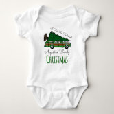 christmas vacation baby onesie