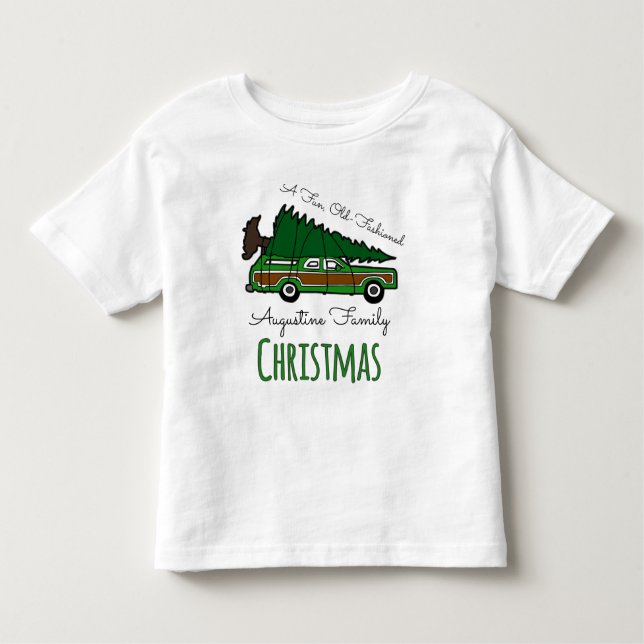 A Fun Old Fashioned Christmas Vacation Toddler T-shirt (Front)
