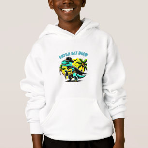 A Fun, Playful Cartoon of a Dinosaur Hoodie