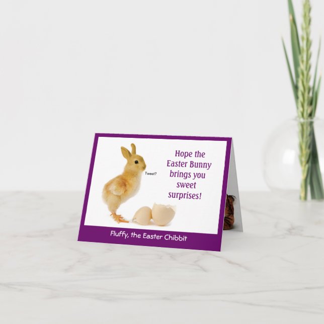 A Fun, Slightly Twisted Easter Card (Front)