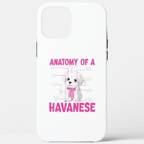 A Funny Anatomy Of A Havanese Dog Owners iPhone 12 Pro Max Case