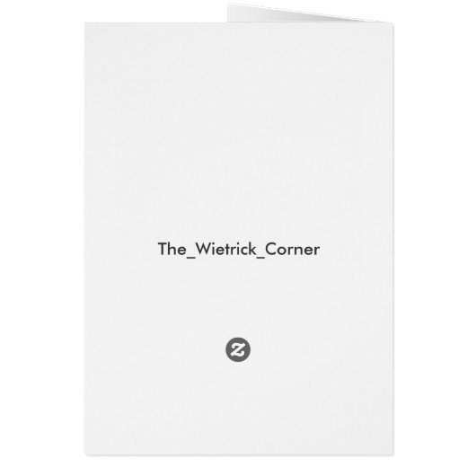 A funny chipmunk card that is simplistic and cute! (Back)