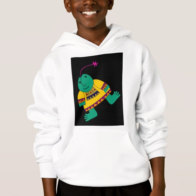 A funny face hoodie (Front)