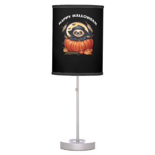 A funny sloth celebrating Halloween Essential T-Sh Table Lamp