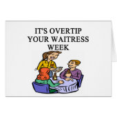 a funny waitress joke (Front Horizontal)