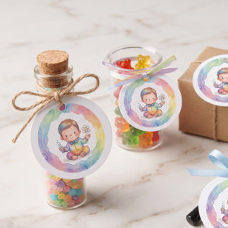 A Future Scientist is On The Way Favor Tags