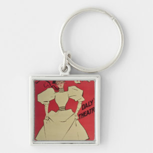 A Gaiety Girl at the Daly's Theatre Keychain
