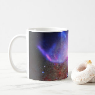 A Galactic Light Show In Spiral Galaxy Ngc 4258. Coffee Mug