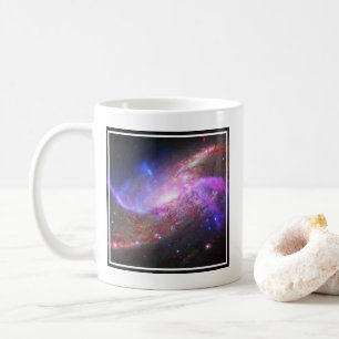 A Galactic Light Show In Spiral Galaxy Ngc 4258. Coffee Mug
