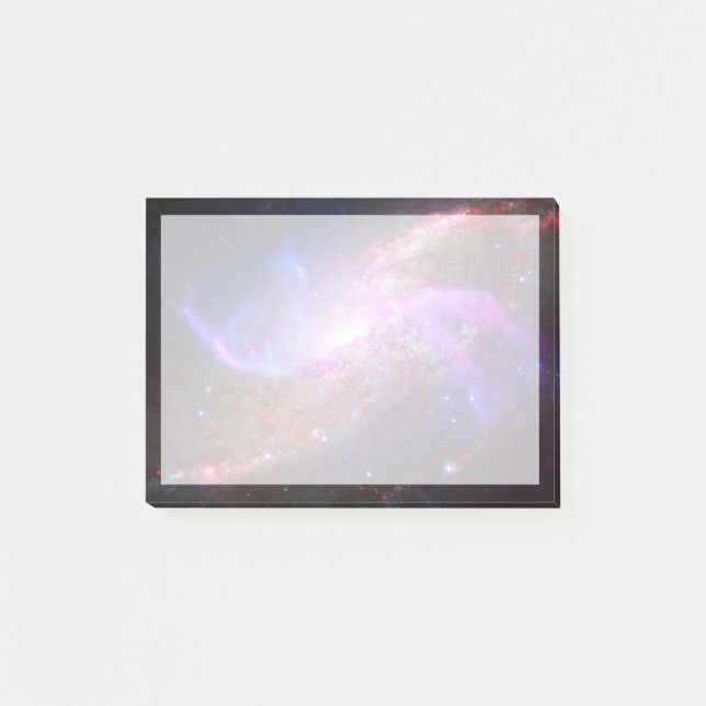 A Galactic Light Show In Spiral Galaxy Ngc 4258. Post-it Notes (Front)