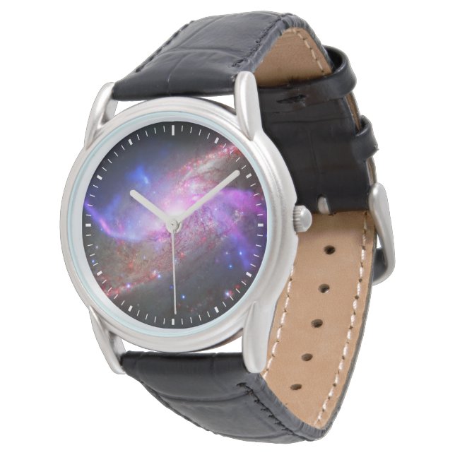 A Galactic Light Show In Spiral Galaxy Ngc 4258. Watch (Angled)