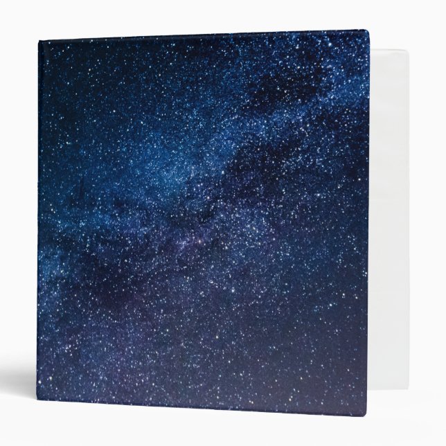 A galaxy of stars in the night Cute    3 Ring Binder (Front/Inside)