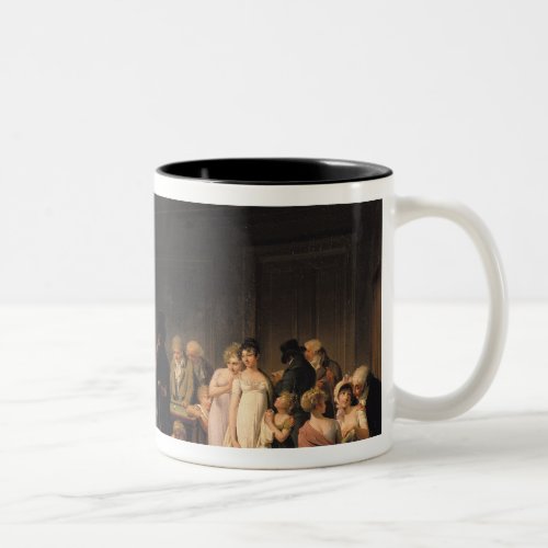 A Game of Billiards 1807 Two_Tone Coffee Mug