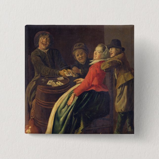 A Game of Cards Button (Front)