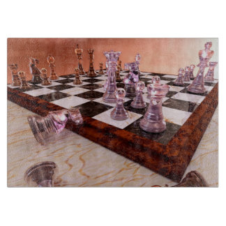 A Game of Chess Cutting Board