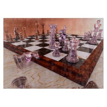 A Game Of Chess Cutting Board by BonniePhantasm at Zazzle