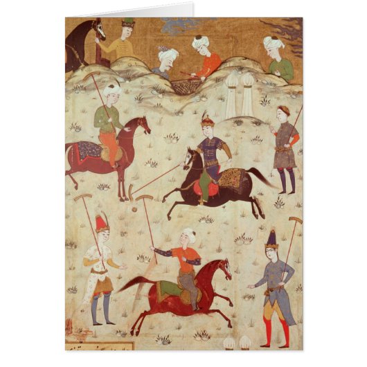 A Game of Polo Cards (Front)
