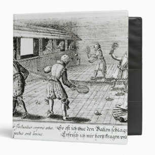 A Game of Real Tennis with Sport Ballads below 3 Ring Binder