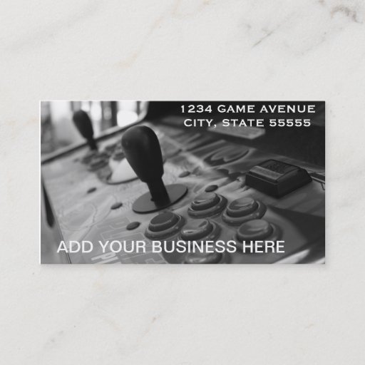 Customizable A Gamer's Business Business Card Templates