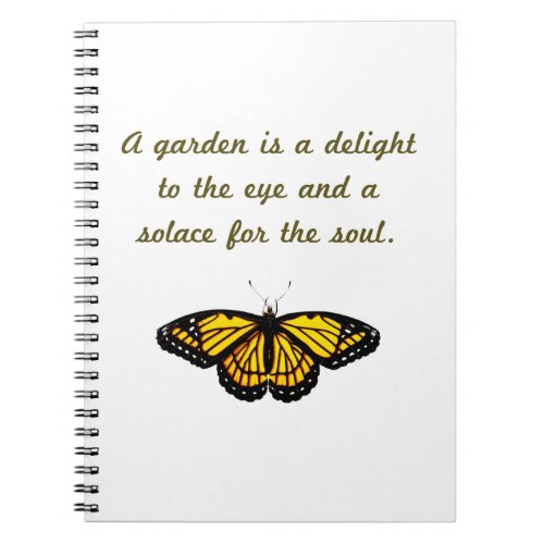 A Garden Is A Delight Notebook