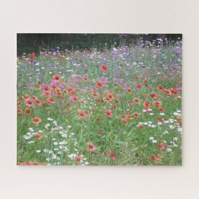 "A Garden of Wild Flowers' Jigsaw Puzzle (Horizontal)