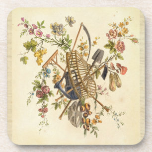 A garden textile design, from 'Oeuvre contenant un Coaster
