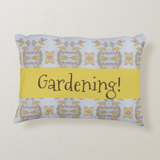 A Gardening Pillow (Back)