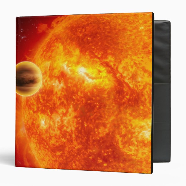 A gas-giant exoplanet 3 ring binder (Front/Inside)