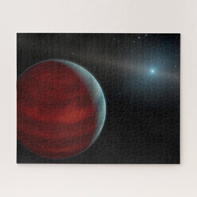 A Gas Giant Planet Around A White Dwarf Star. Jigsaw Puzzle (Horizontal)