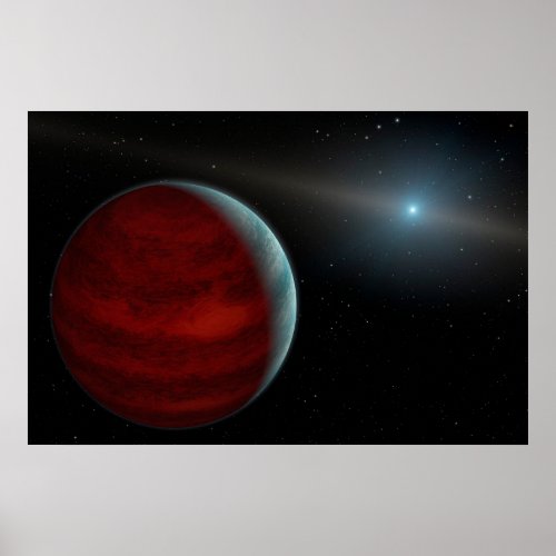 A Gas Giant Planet Around A White Dwarf Star Poster