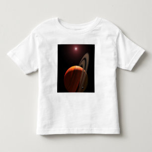A gas giant planet orbiting a red dwarf toddler t-shirt