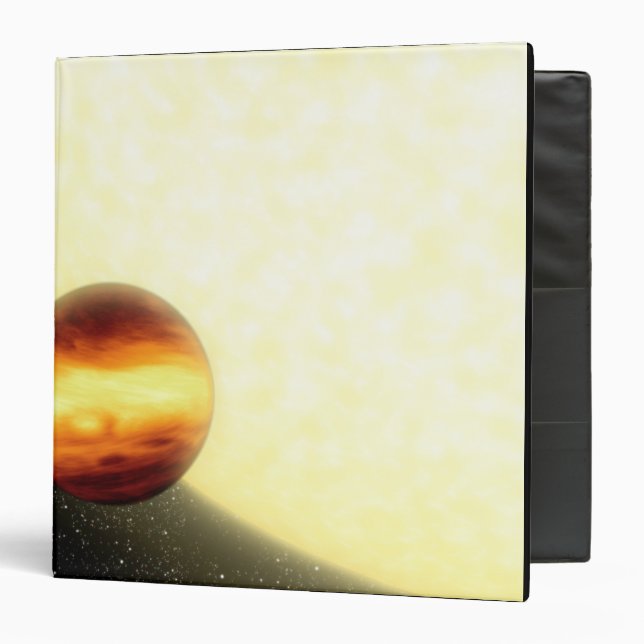 A gas-giant planet orbiting very close 3 ring binder (Front/Inside)
