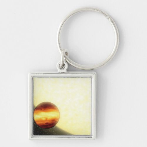A gas_giant planet orbiting very close keychain
