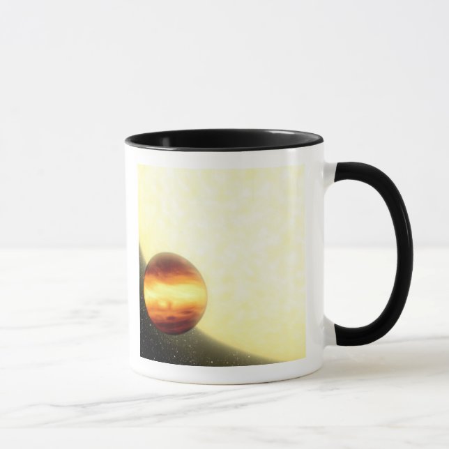 A gas-giant planet orbiting very close mug (Right)