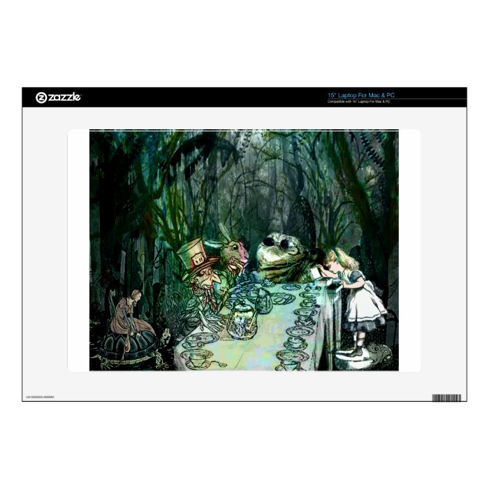 A GATHERING FOR TEA WITH ALICE 15" Laptop Skin