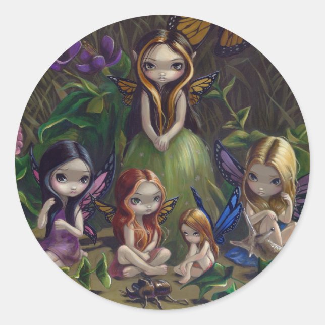 "A Gathering of Faeries" Sticker (Front)