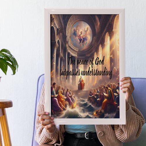 A Gathering of Souls in a Room Poster