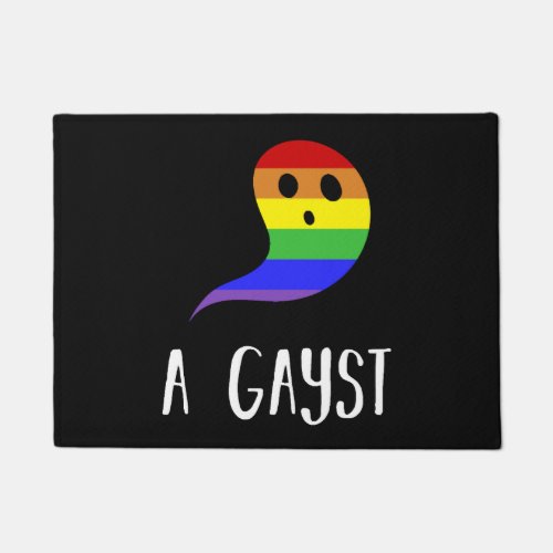 A Gayst  Gay Pride Gay Halloween LGBT Doormat