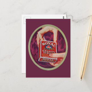 A gelatin dessert from 1930 postcard