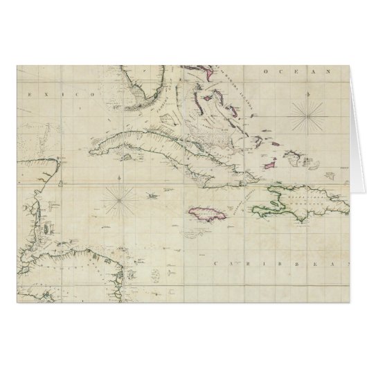 A General Chart of the West Indies Cards (Front Horizontal)