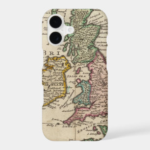 A general map of Great Britain and Ireland iPhone 17 Case