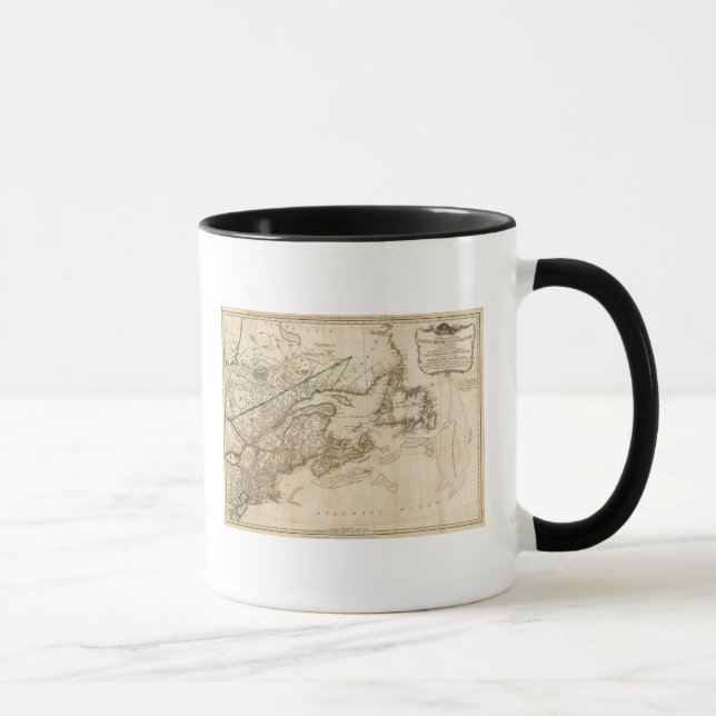 A General Map of the Northern British Colonies Mug (Right)