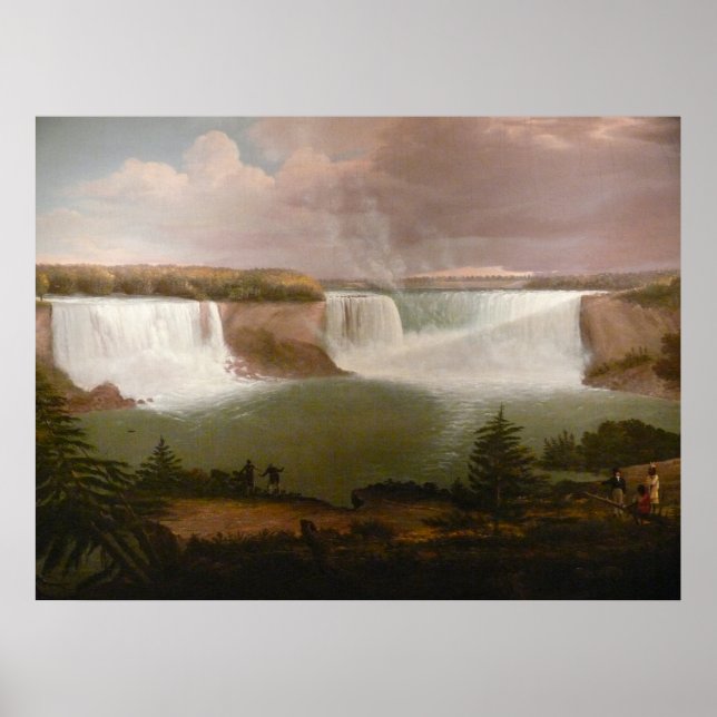 A General View of Niagara Falls by Alvan Fisher Poster (Front)