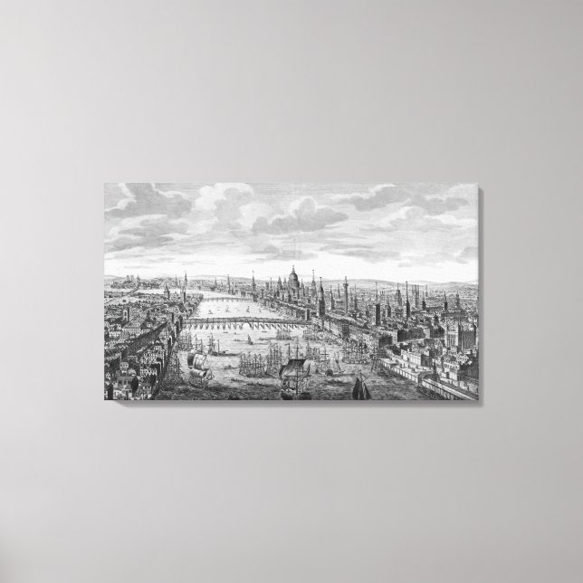 A General View of the City of London Canvas Print (Front)