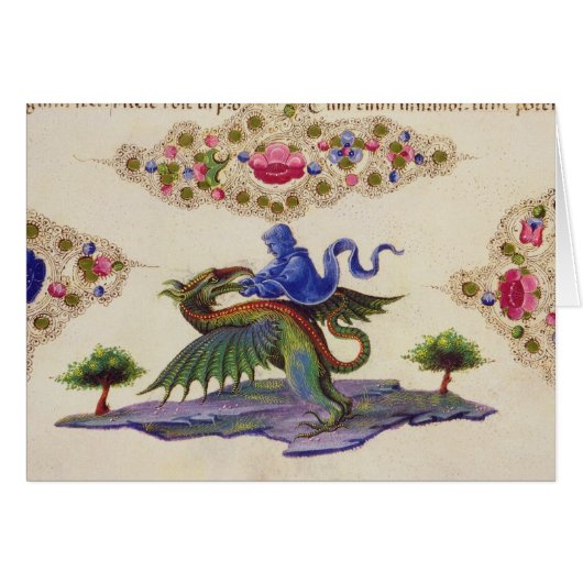 A Genie and Winged Monster Cards (Front Horizontal)