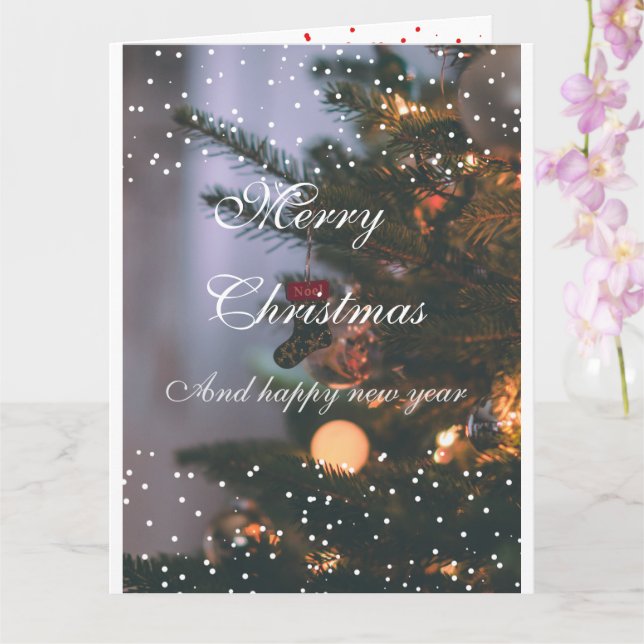 A Gentle Christmas Wish Card (Orchid)