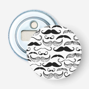 A Gentlemen's Club. Mustache pattern 2 Bottle Opener