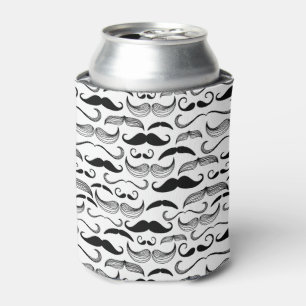 A Gentlemen's Club. Mustache pattern 2 Can Cooler